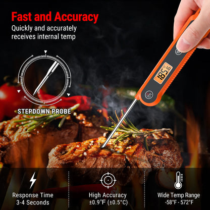 ThermoPro TP03H Waterproof Barbecue Cooking Instant Read Meat Thermometer