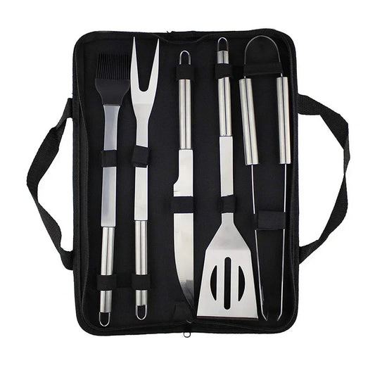 BBQ Grill Tool Set Stainless Steel with Bag